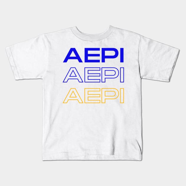 AEPi Kids T-Shirt by stickersbyjori